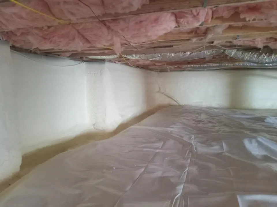 Crawl space encapsulation with closed-cell spray foam for Roof Waterproofing in Country Club Hills